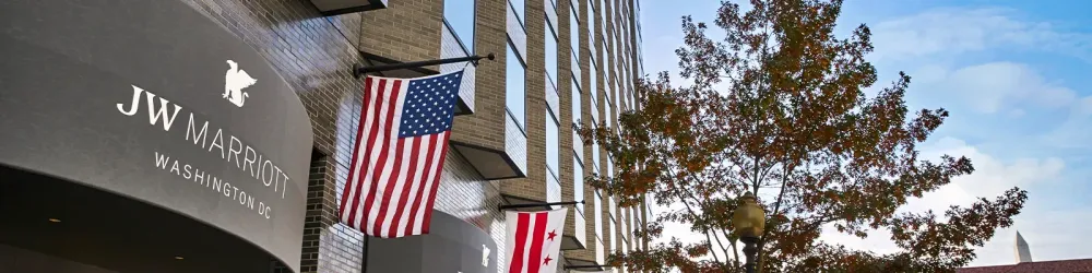 Front entrance of the JW Marriott Washington, DC